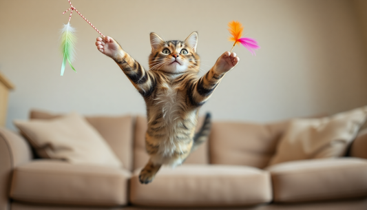 Unleash the Purr-fect Play: Discover the Unbreakable Cat Toy Wand That Will Keep Your Indoor Feline Entertained