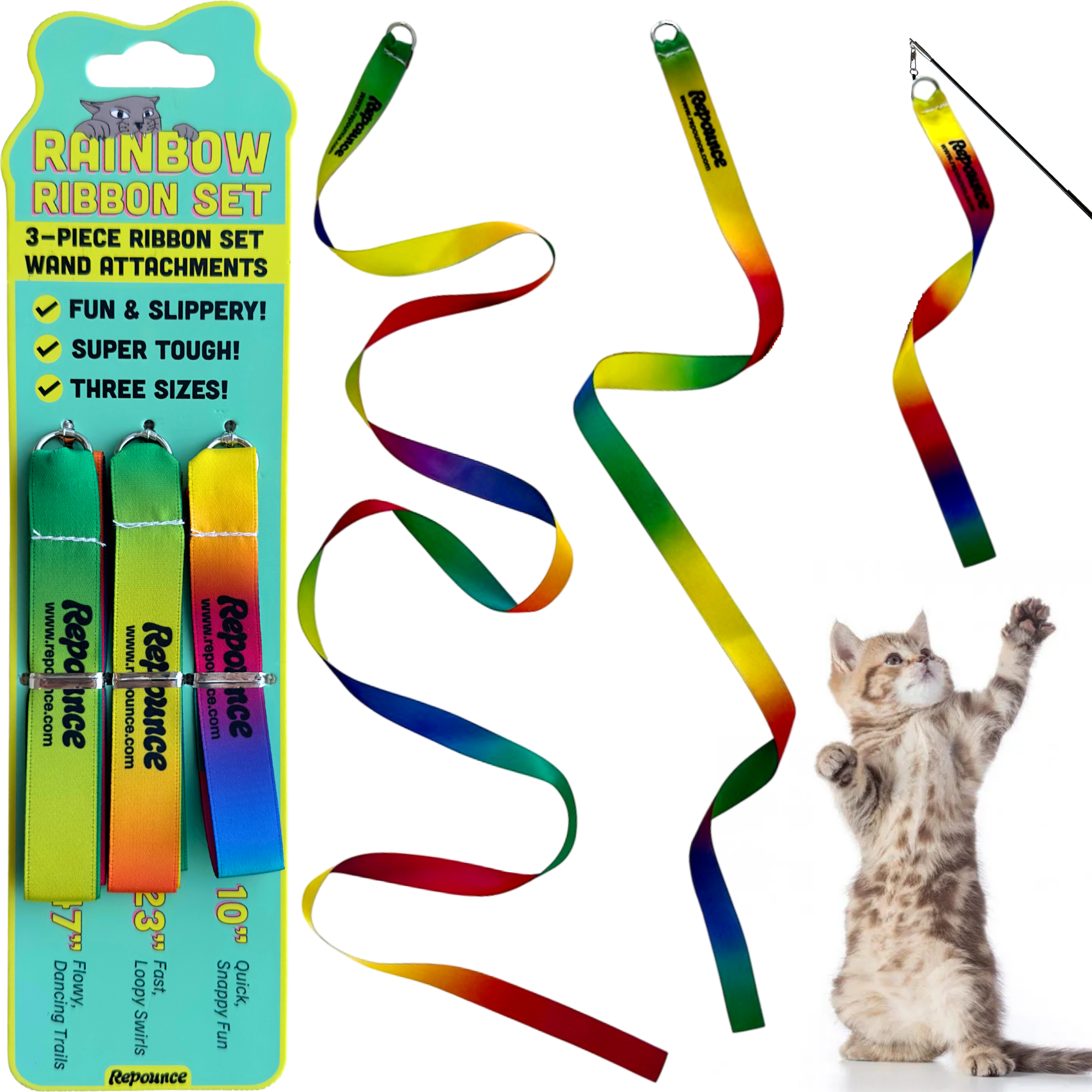 Rainbow Ribbon Toy Attachment – Repounce