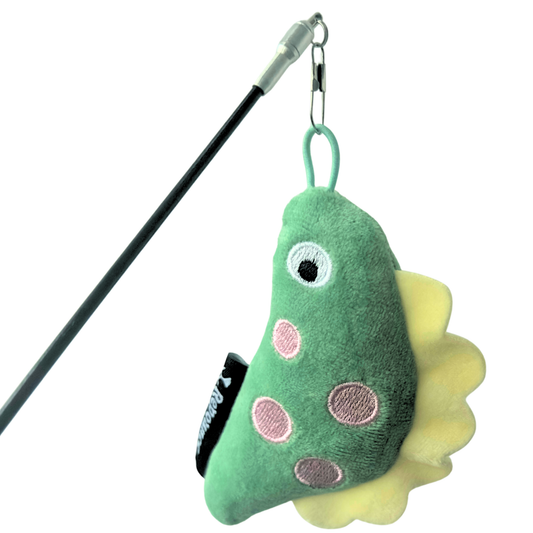 Dino Catnip and Crinkle Plush Toy