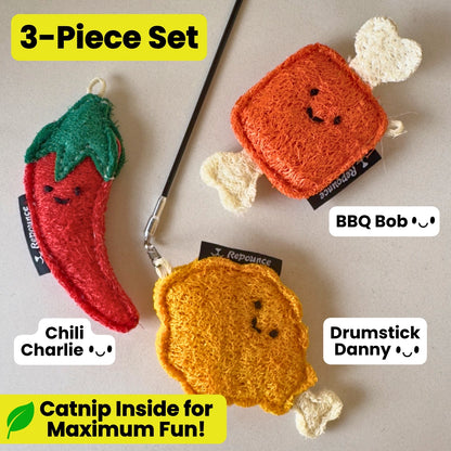 Toofah: Teeth-Cleaning Loofah & Catnip Chew Toy