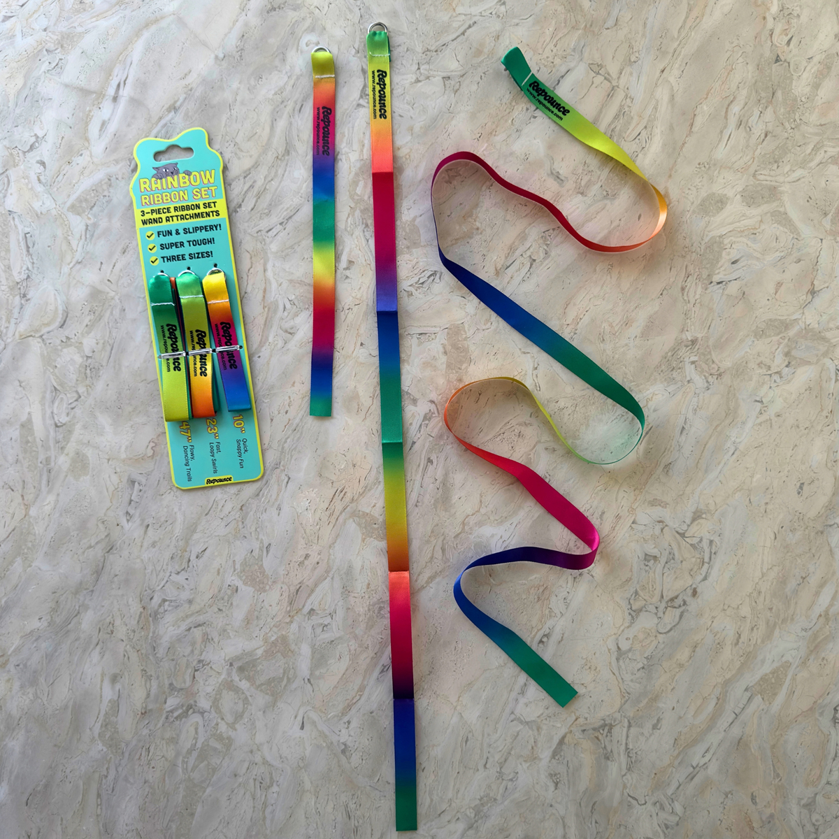 Rainbow Ribbon Toy Attachment
