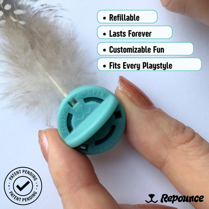 Forever Prey™ - The World's First Refillable Feather Toy