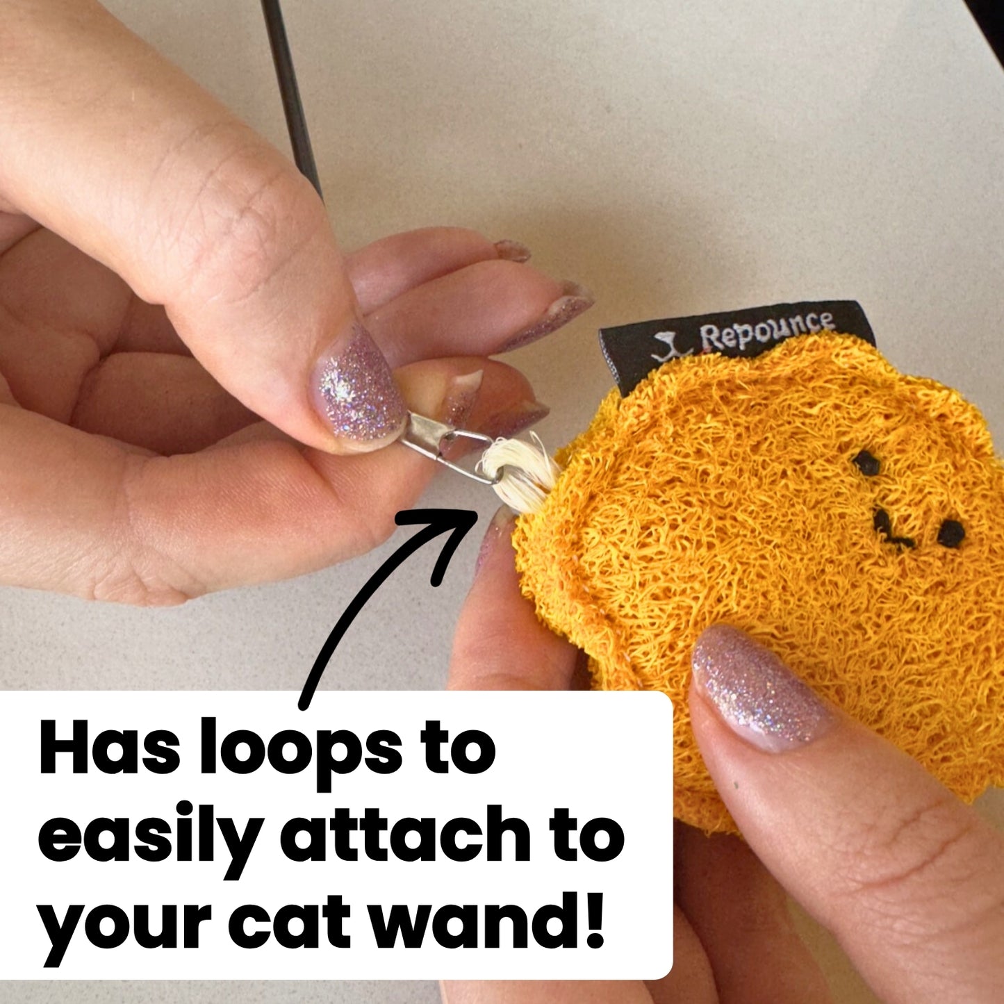 Toofah: Teeth-Cleaning Loofah & Catnip Chew Toy