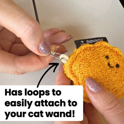 Toofah: Teeth-Cleaning Loofah & Catnip Chew Toy