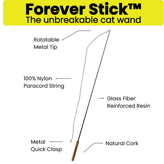 Forever Stick™ - The Unbreakable Cat Wand