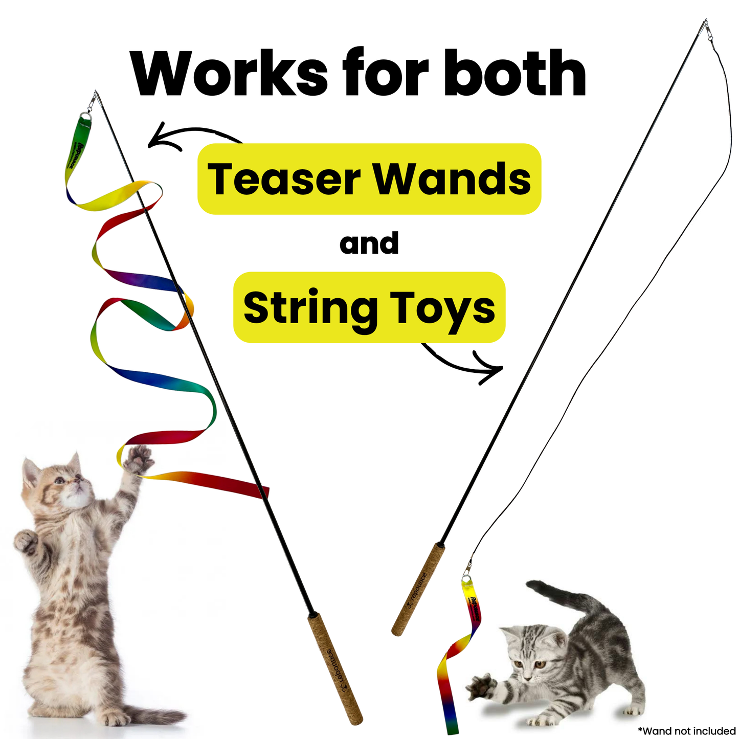 Rainbow Ribbon Toy Attachment