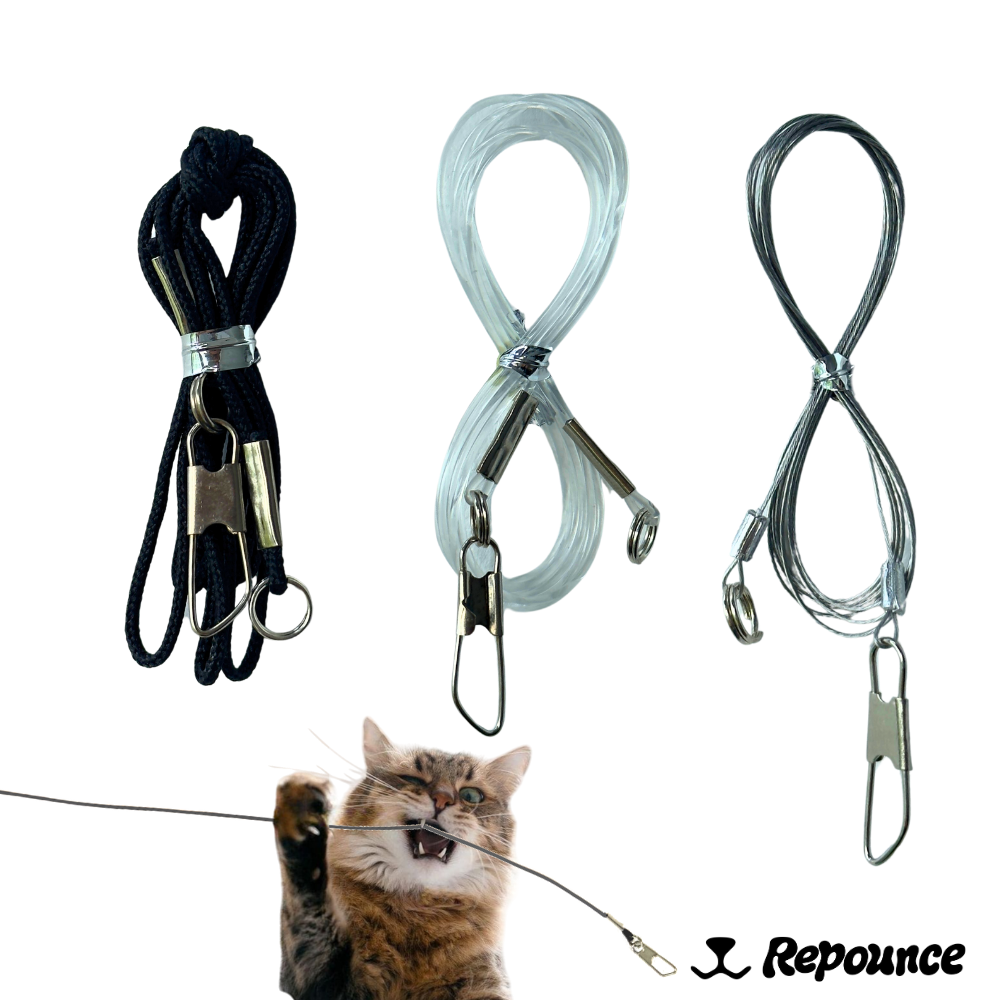 Heavy Chewers Pack Refill Strings - Replacement Strings for the Forever Stick Cat Wand