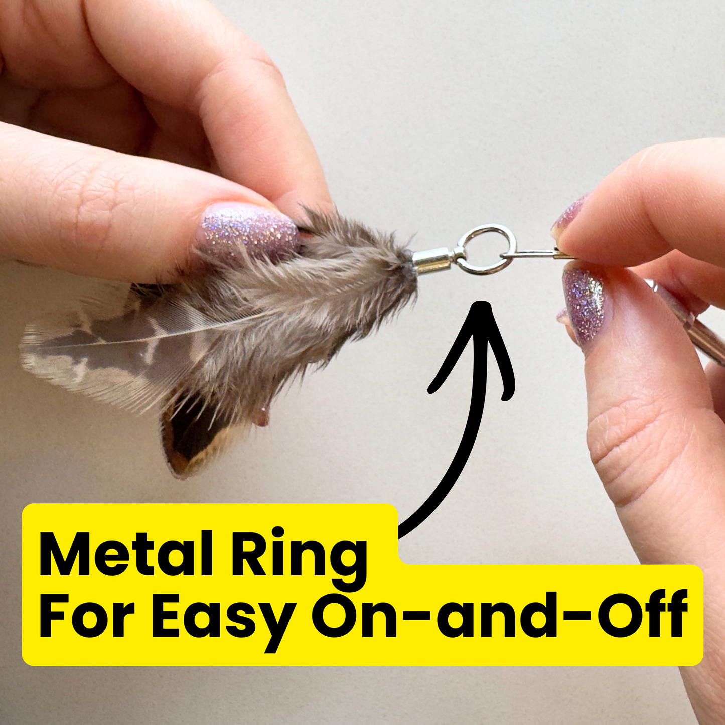 Feather Toy Attachment