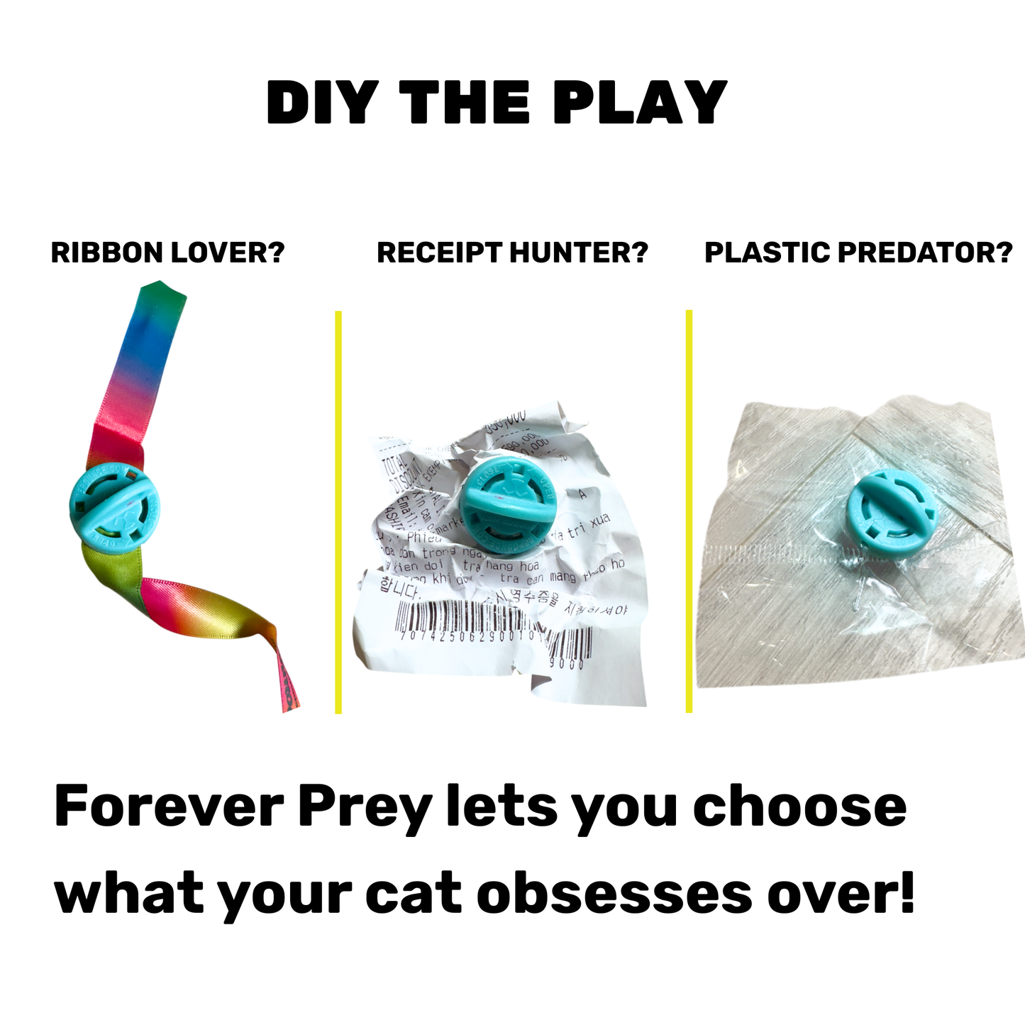 Forever Prey™ - The World's First Refillable Feather Toy