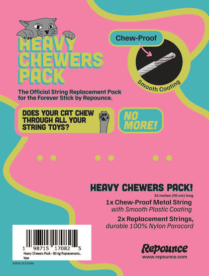 Heavy Chewers Pack - Replacement Strings for the Forever Stick Cat Wand